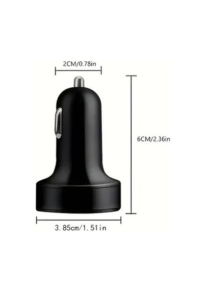 6 Portlu Hızlı Araç Şarj Cihazı 4 Usb + 2 Type-c Çıkışlı Dijital Göstergeli Oto Şarjı Diğer 23320911