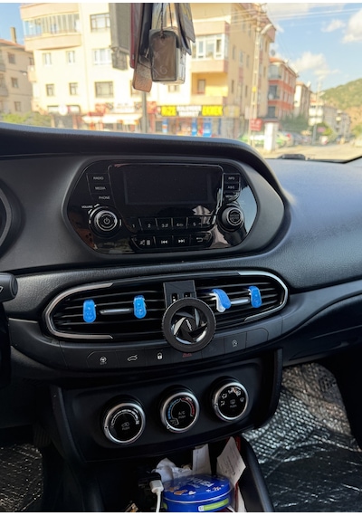Fiat Egea Cross 2021 Ve Sonrası Araç Içi Premium Telefon Tutucu - Araba Telefon Tutacağı Havalandırma Için 1
