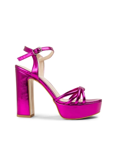 Deery Pembe Platform Topuklu Kadın Abiye Ayakkabı - K2032zpmbm01 Pembe