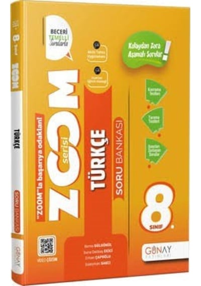 Günay Yayınları Zoom 8.sınıf Matematik+türkçe+fen Bilimleri+inkılap Seti