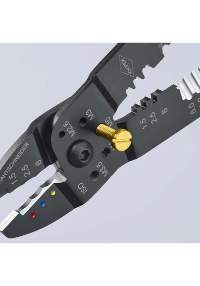 Knipex Sıkma Pensesi Siyah Boyalı, Çok Bileşenli Saplı 240 Mm 97 22 240