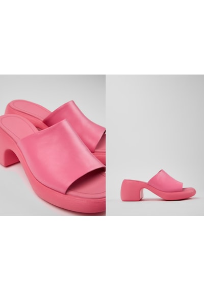 Camper Thelma Kadınlar İçin Pembe Deri Sandaletler.