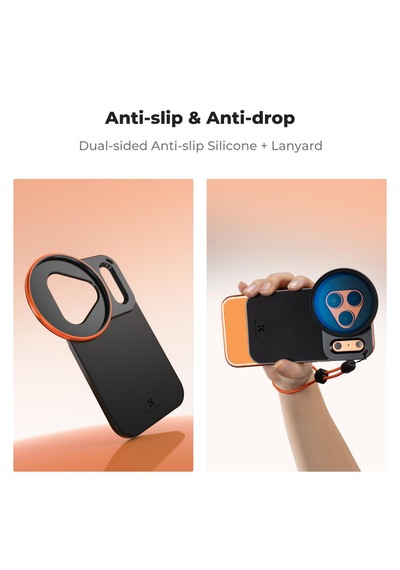 K&f Concept İphone 17 Pro Ve 58 Mm Dişli Filtrelerle Uyumlu, İphone Filtre Montajı Filtre Dahil Değildir