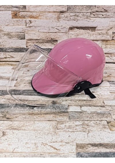 Jokey Kask Pembe Mto Yerli Üretim