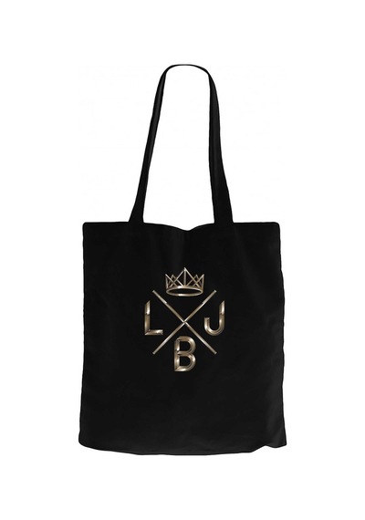 Lebron James King logo Siyah Kanvas Bez Çanta Siyah