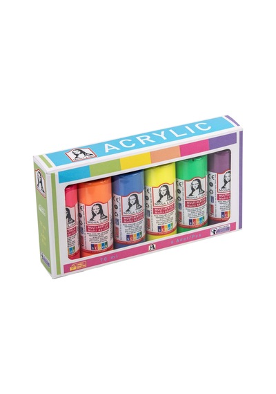 Sudor Monalisa Multi Akrilik Fosforlu Set 6x70 Ml 0,15 L