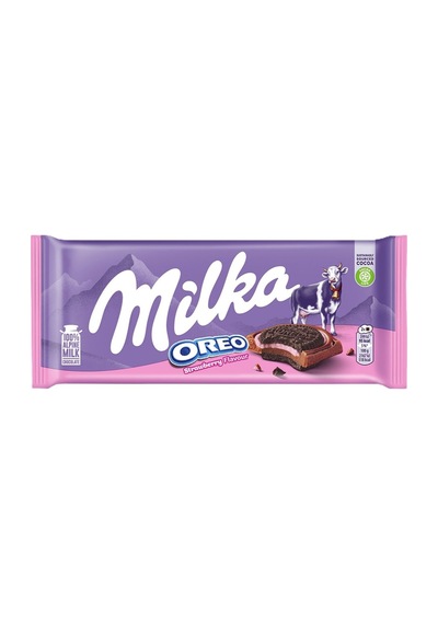 Milka Oreo Sandwich Çilekli 92 G - 8 Adet Tarı