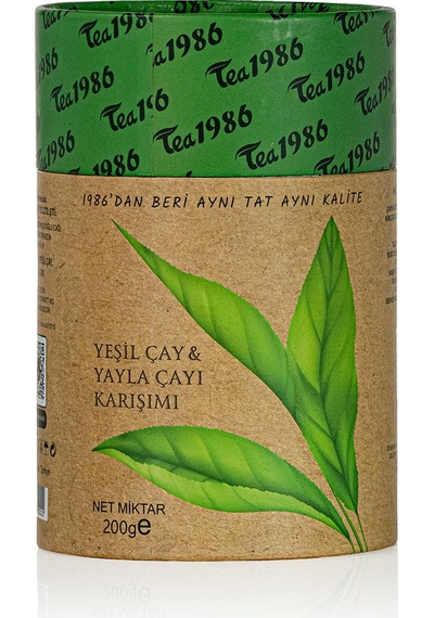 Tea1986 Yeşil Çay & Yayla Çayı 6 x 200 G