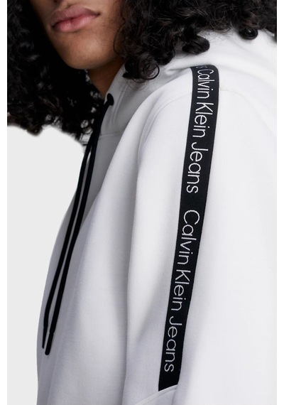 Calvin Klein Erkek Sweat J30j323429 Yaf Beyaz