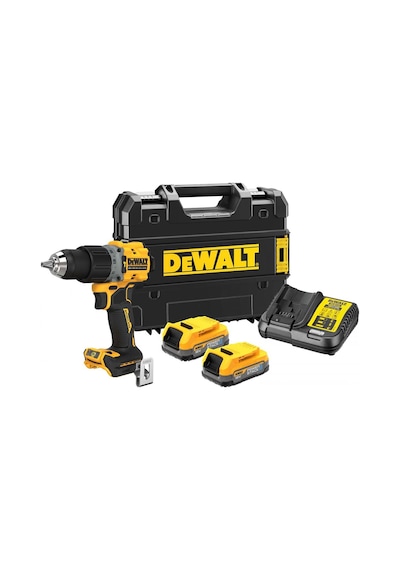 Dewalt DCD805E2T-QW 18v 1.7 Ah Li-ion Darbeli Kömürsüz Çift Akülü Matkap