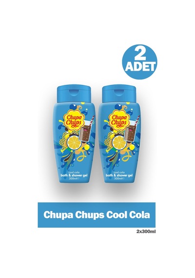 Chupa Chups Cool Cola Duş Jeli 300 Ml 2 Adet Şeker