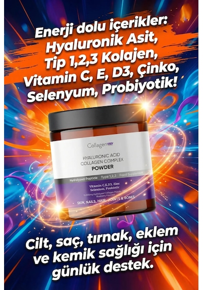 Collagen Forte Platinum Hyaluronic Acid Biotin & Collagen 300 G