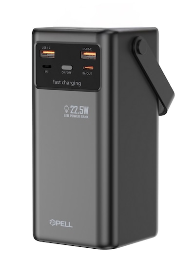 Pl-f23 50.000 Mah. 22.5w Turbo Şarj Powerbank Led Işıklı Siyah