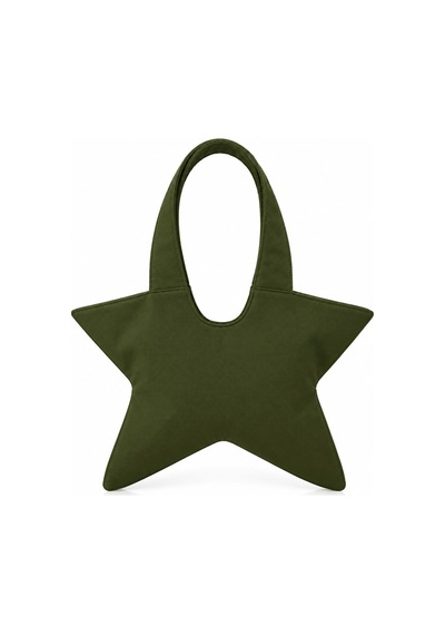 Tuttobene Star Bag Yıldız Çanta Çıtçıtlı İç Cepli Özel Tasarım Omuz Çantası Su Geçirmez Leke Tutmaz Tb052 Haki