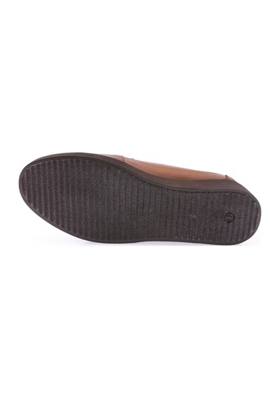 Dgn 1080-5826-22k Kadin Dolgu Taban Comfort Ayakkabi Taba Simli
