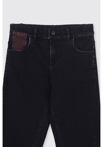 Panço Erkek Çocuk Cepli Denim Pantolon Lacivert
