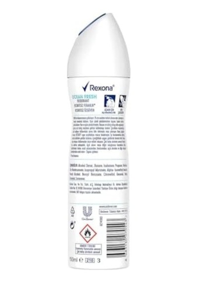 Rexona Kadın Sprey Deodorant Ocean Fresh %0 Alüminyum 150 Ml