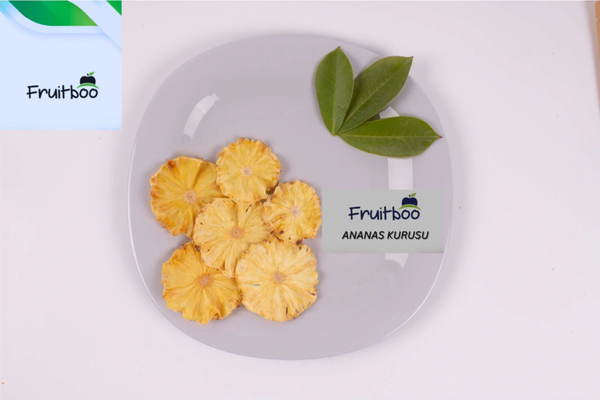Ananas Kurusu- %100 Doğal Yollarla Kurutulmuş Çıtır Meyve -kurutulmuş Ananas-kuru Meyve 100 Gram 100 G