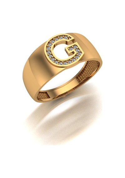 Çgk Çiğdem Gürel Kuyumculuk G Harf Altın Yüzük Gold