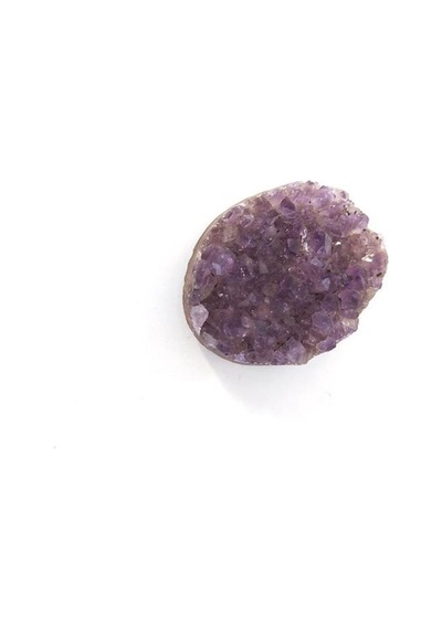 Doğal Ametist Kuvars Kristal Taş 3.5- 4 Cm Reiki Şifa Çakra El Oy