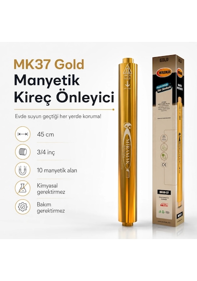 Daire Tipi Mk37 Gold Manyetik Kireç Önleyici 3/4inc 22194b80 Model-22194b80