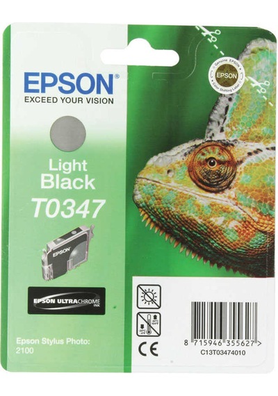 Epson T0347 C13T03474020 Açık Siyah Kartuş Photo 2100