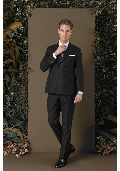 Efor Tk 884 Slim Fit Lacivert Klasik Takım Elbise Lacivert