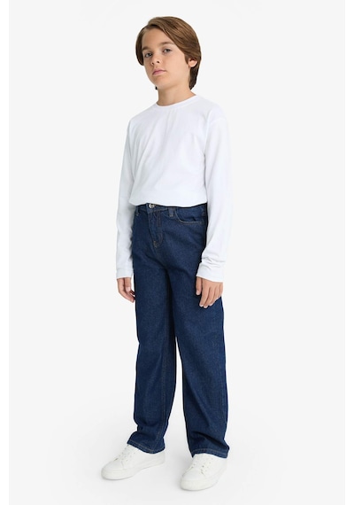 Defacto Koyu Mavi Erkek Çocuk Jean Pantolon F2258a8/nm34 KOYU MAVİ