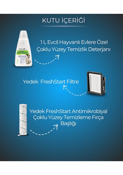 Bissell Crosswave Hydrosteam Pet Select Zemin Ve Halı Temizleyici Dikey Süpürge