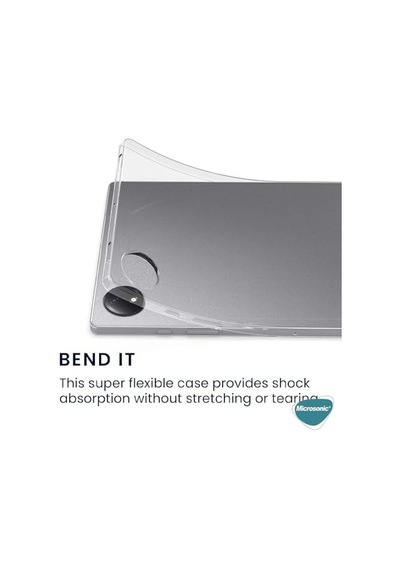 Lenovo Tab P12 Kılıf Transparent Soft Şeffaf Tab P12 İle Uyumlu Kılıf - Şeffaf