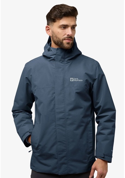 Jack Wolfskin Altenberg 3ın1 Jktm Erkek Mid.sky Lacivert