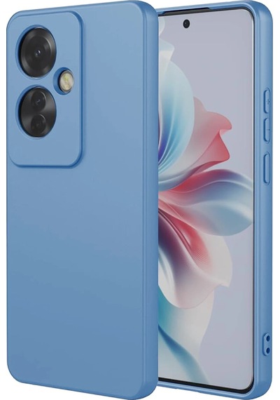 Uryport Oppo Reno 11f Kılıf First Silikon - Mavi
