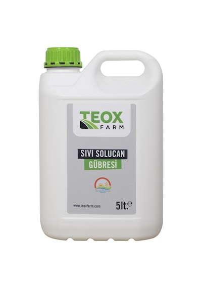 Teoxfarm Kırmızı Kaliforniya Sıvı Solucan Gübresi 5 L