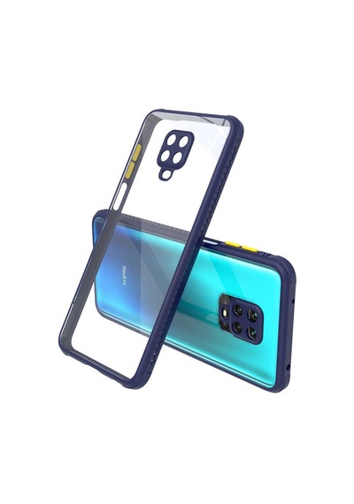 Xiaomi Redmi Note 9s Kılıf Zore Kaff Kapak Lacivert