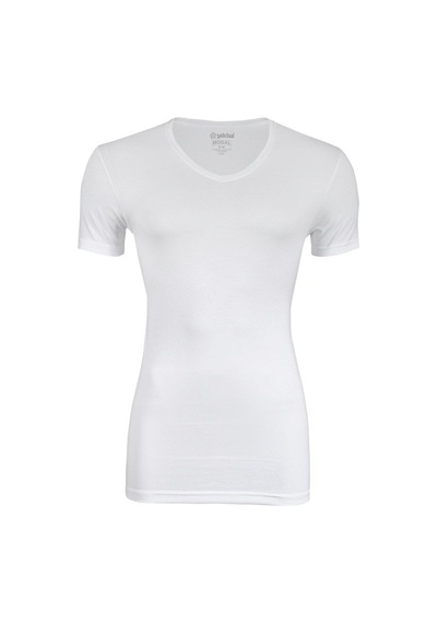 3'Lü Yıldız Modal Pamuk Erkek V Yaka Fanila T-Shirt
