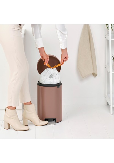 Brabantia Çöp Kutusu 12 Litre Newicon Pedallı Satin Taupe 234002 Diğer