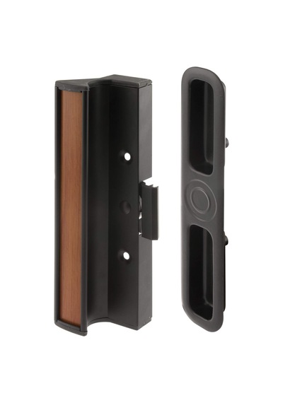Prime Line Ürünler C 1201 Sürgülü Kapı Kulp Seti, Siyah