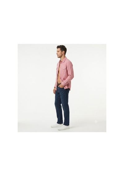 Levi's Relaxed Fit Western Gömlek-0072 Açık Kırmızı