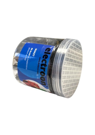 Electroon Siyah Cat6 Ezrj45 Açık Uçlu Soket 8p/8c - 100adet