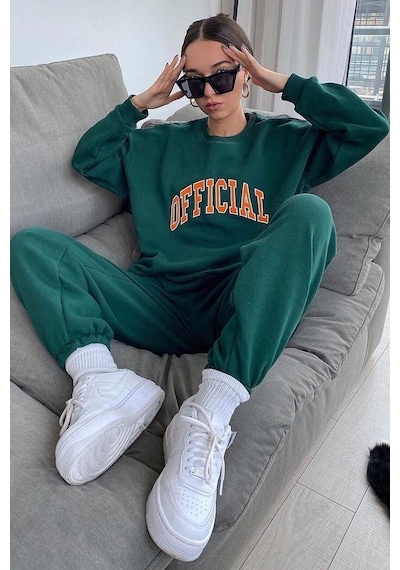 Madmext Mad Girls Yeşil Eşofman Takım Mg944 Yeşil