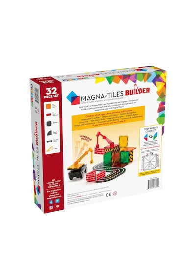 Magna-tiles - İnşaat - 32 Parça