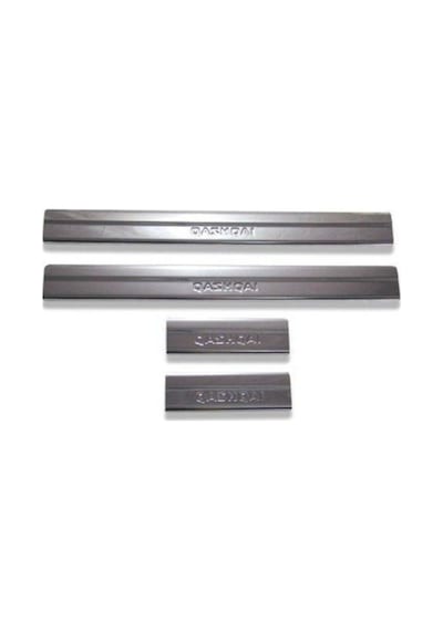 Nissan Qashqai 2007-2013 Modeller Arası Krom Kapı Eşiği 4 Parça Paslanmaz Çelik