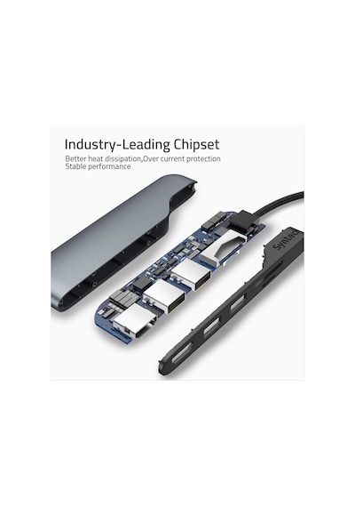 5 İ 1 Arada Usb-c Hdmı Adaptör Sd Ve Microsd Kart Okuyuculu Type-c Çoklayıcı