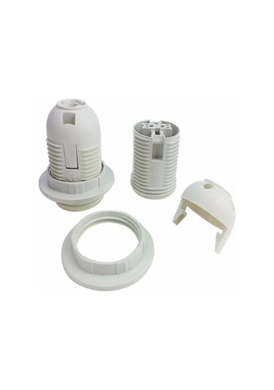 E14 Abajur Duy Tam Diş Beyaz N11.89