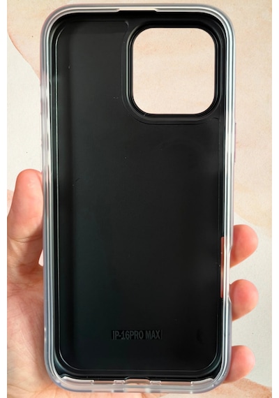İphone 16 Pro Max Uyumlu İnci Işıltısı Fiyonk Taşlı Siyah Silikon Telefon Kılıfı