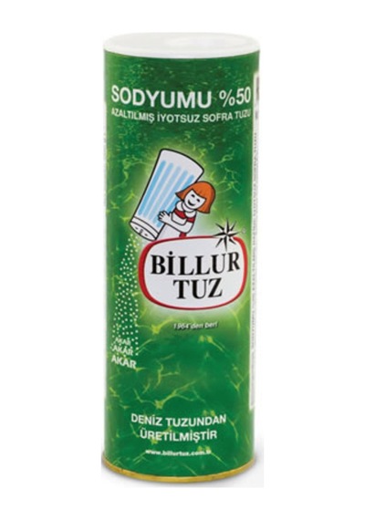 Billur Sodyumu Azaltılmış Tuz 500 G - 8 Adet Tarı