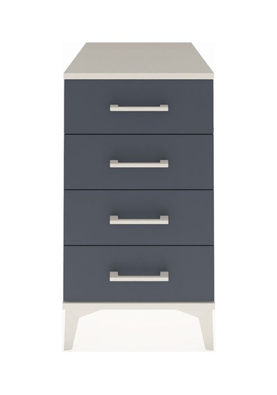 Kronos Komodin 4 Çekmeceli 44x59x80 Aytaşı-antrasit Aytaşı