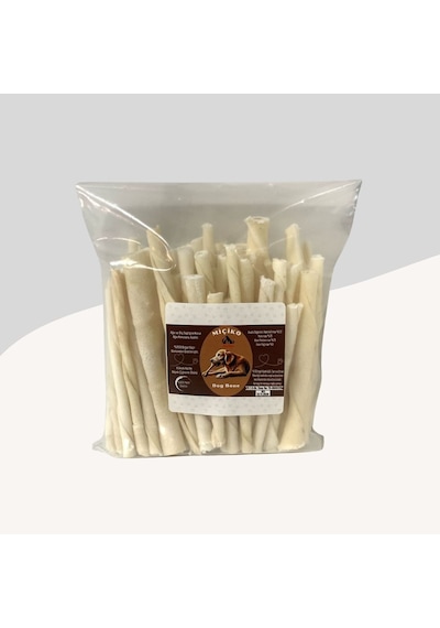 Miçiko Atıştırmalık Burgu Çubuk Köpek Ödülü 7-10cm 120gr