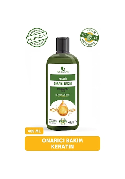 Ayrex Hunca Care Keratin Onarıcı Bakım Şampuanı, 485 Ml, Tüm Saç Tipleri