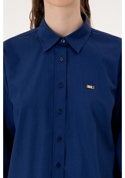 U.s. Polo Assn. Kadın İndigo Gömlek Desenli 50316699-vr028 Indigo U.s. Polo Assn. Kadın İndigo Gömlek Desenli 50316699-vr028 Indigo